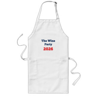 Stöd Vinpartiet 2026 Rolig Val T-Shirt Långt Förkläde