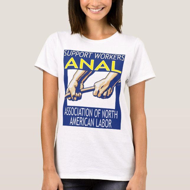 Stödarbetare via ANAL Tee (Framsida)