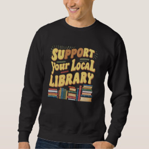 Stöder din lapp för Bokar för LV för Lussande Bibl Lång Ärmad Tröja