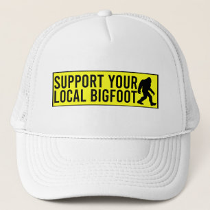 Stöder din lokala Bigfoot-lustiny Bigfoot Älskare Keps