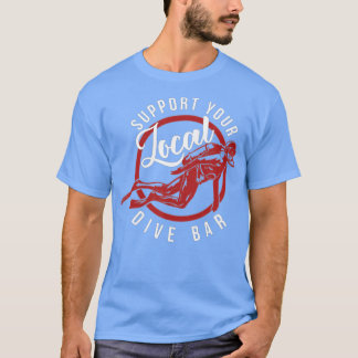 Stöder din lokala enhet Pub på den fina enheten Pu T Shirt