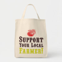 Stöder din lokala jordbrukare! Organic Tote