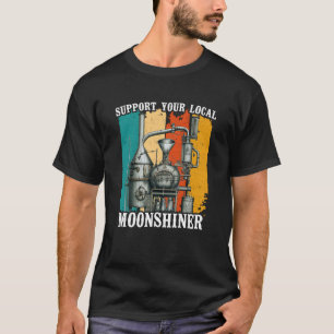 Stöder din lokala månshiner Rednacke T Shirt
