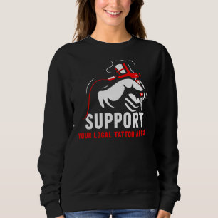 Stöder din lokala Tattokonstst-jobbskonst Bläck T Shirt