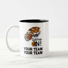 Stöder ditt fotbolls-lags strömavbrott Två-Tonad mugg