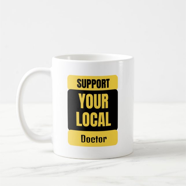 Stöder ditt lokala Doktor Kaffemugg (Vänster)