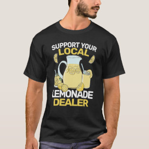 Stöder ditt lokala lemonade återförsäljare av ungd t shirt