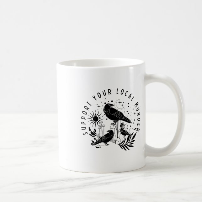 Stöder ditt lokala mord kaffemugg (Höger)
