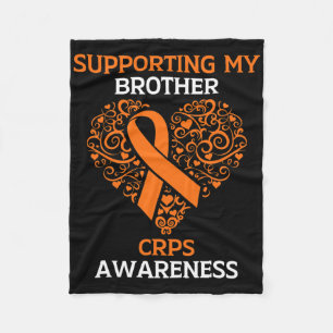Stöder min broder RSD Crps Awareness Month Ora Fleecefilt