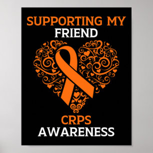 Stöder min vän RSD CRPS Awareness Month Oran Poster