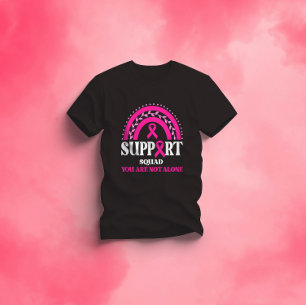 Stödgrupp Bröstcancer Medvetenhet Leopard Rosa T Shirt