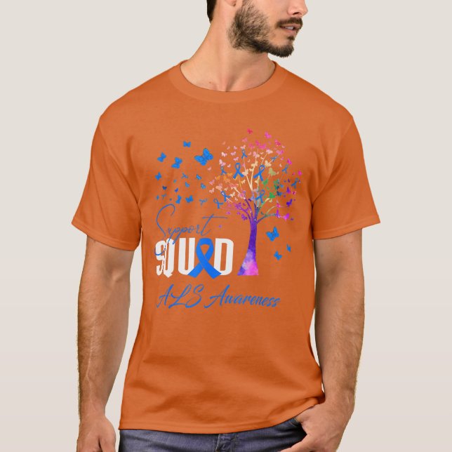 Stödgrupp för Als-medvetenhet T Shirt (Framsida)