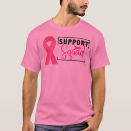 Stödgrupp för bröstcancermedvetenhet t shirt