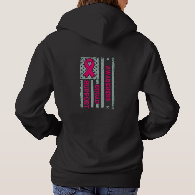 Stödgrupp för rosa t shirt (Baksida)