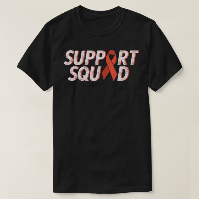 Stödgrupp för spridande av livmodercancer på bandb t shirt (Design framsida)