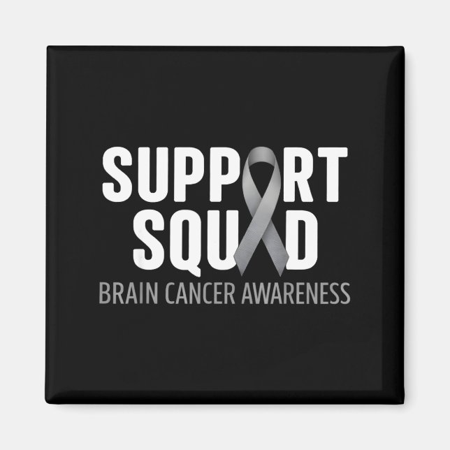 Stödgrupp hjärncancer medvetenhet hjärntumör magnet (Framsidan)