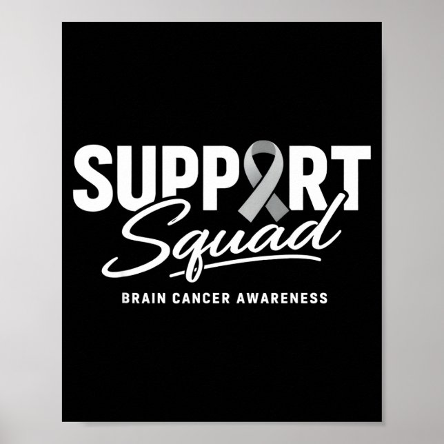 Stödgrupp hjärncancer medvetenhet månad 2026 poster (Framsidan)
