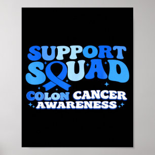 Stödgrupp Koloncancer Medvetenhet Kolorektal Poster