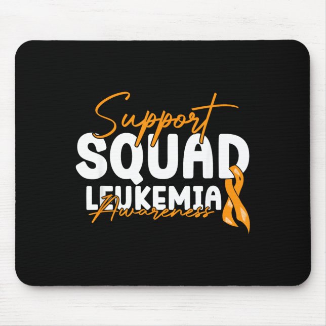 Stödgrupp Leukemi Medvetenhet Orange Band Musmatta (Framsidan)