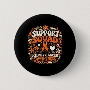 Stödgrupp njurcancer medvetenhet orange knapp