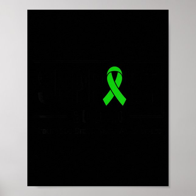 Stödgrupp traumatisk hjärnskada medvetenhet  poster (Framsidan)