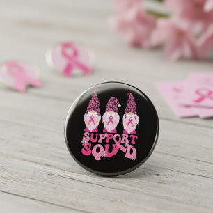 Stödgruppen Rosa bandet Bröstcancer Tomtar Knapp