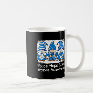 Stödgrupper med blått Ataxi-medvetande i bandton Kaffemugg