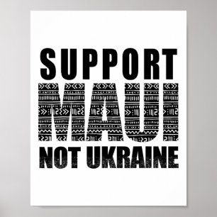 Stödj Maui inte Ukraina 1 Poster