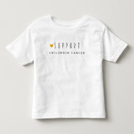 stödja cancer i barndomen. Småbarn T-Shirt