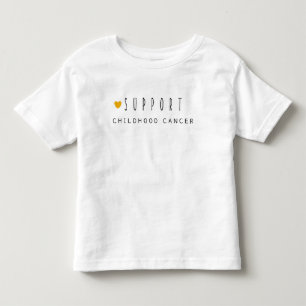 stödja cancer i barndomen. Småbarn T-Shirt