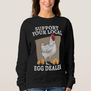 Stödja den lokala ägghandlaren som levererar kyckl t shirt