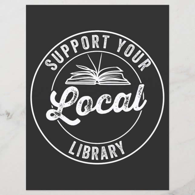 stödja din lokala bibliotek (Framsida)