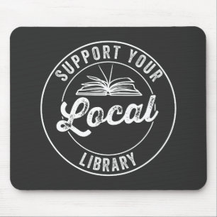 stödja din lokala bibliotek Square-fästare Musmatta