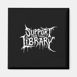 Stödja din lokala bokningsdesign för skräck i Bibl Magnet