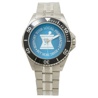Stödja din lokala farmaceut armbandsur