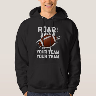 Stödja ditt fotbollslag och din bana hoodie