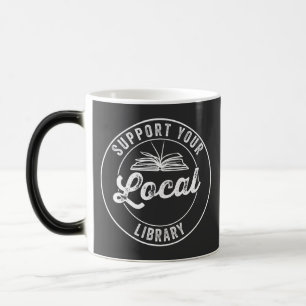 stödja ditt lokala bibliotek-kaffe mugg