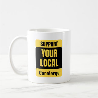 Stödja ditt lokala samvete kaffemugg