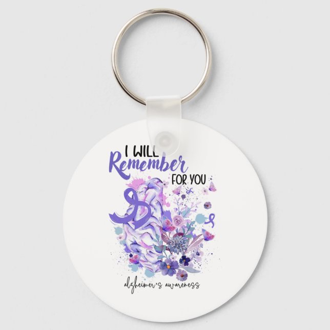 Stödja Heimerheims Awareness Gift for Heimerhei Nyckelring (Framsida)