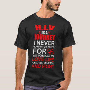 Stödja Hiv-medvetenhet T Shirt