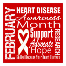 Stödja hjärtsjukdomens medvetandegrad Månad