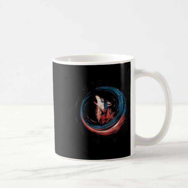 Stödja inhemska amerikaner mot trumpump kaffemugg (Höger)