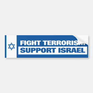 Stödja Israel Bildekal
