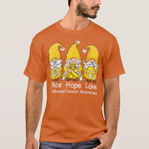 Stödja medvetenheten om cancer i barndomen i Kärle T Shirt