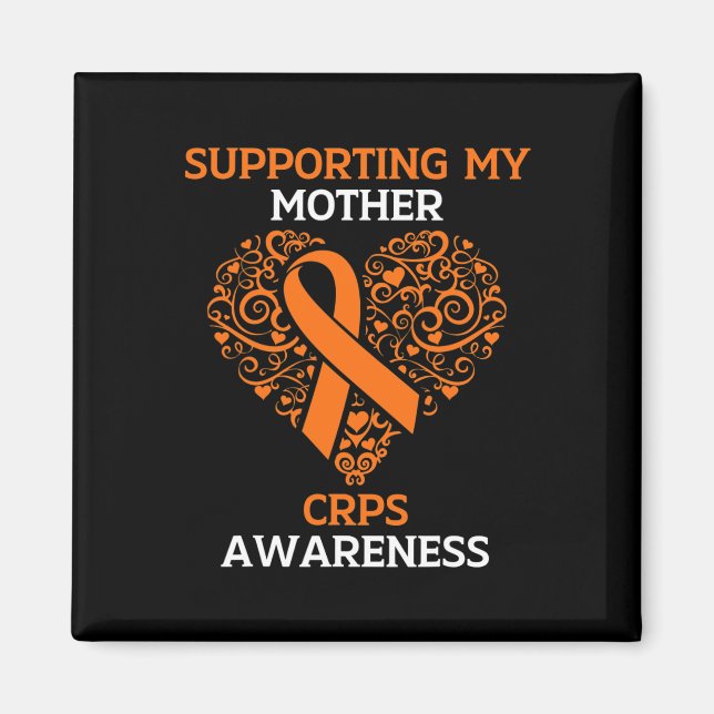 Stödja min mamma Rsd Crps-medvetenhetsmånad Oran Magnet (Framsidan)