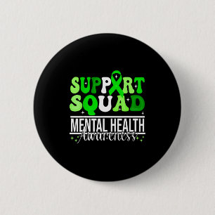 Stödja squad mental hälsa medvetenhet enhet och knapp