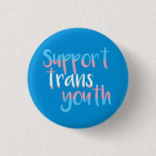 Stödja Trans Youth Badge Knapp