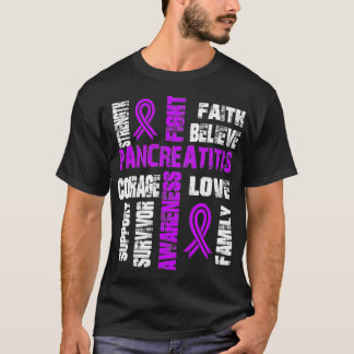Stödja tro och bekämpa PANCREATITIT T Shirt