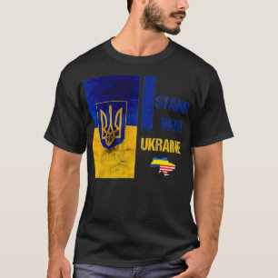 stödja Ukraina jag står med Ukraina ukrainskt cl T Shirt