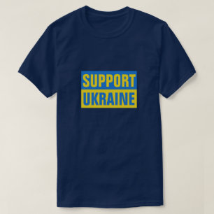 STÖDJA UKRAINA TRACTOR TOWING RYSKA TANK T SHIRT